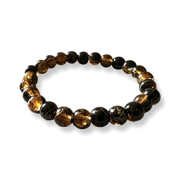 ⭐️ 5 for $25 Glass Crystal Beaded Stretchy Bracelet - Picture 2 of 7